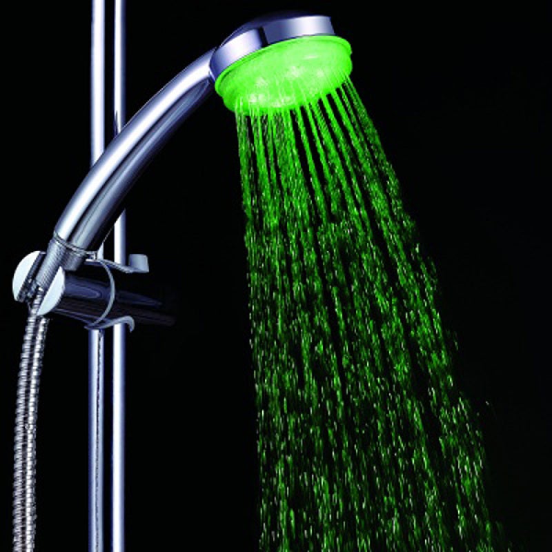 LED Shower Head: Self-Powered, Automatic Color-Changing, Waterfall Light Effect - Eco-Friendly, Corrosion-Resistant ABS, Easy Installation for Standard Bathroom Shower Connectors - Image 3
