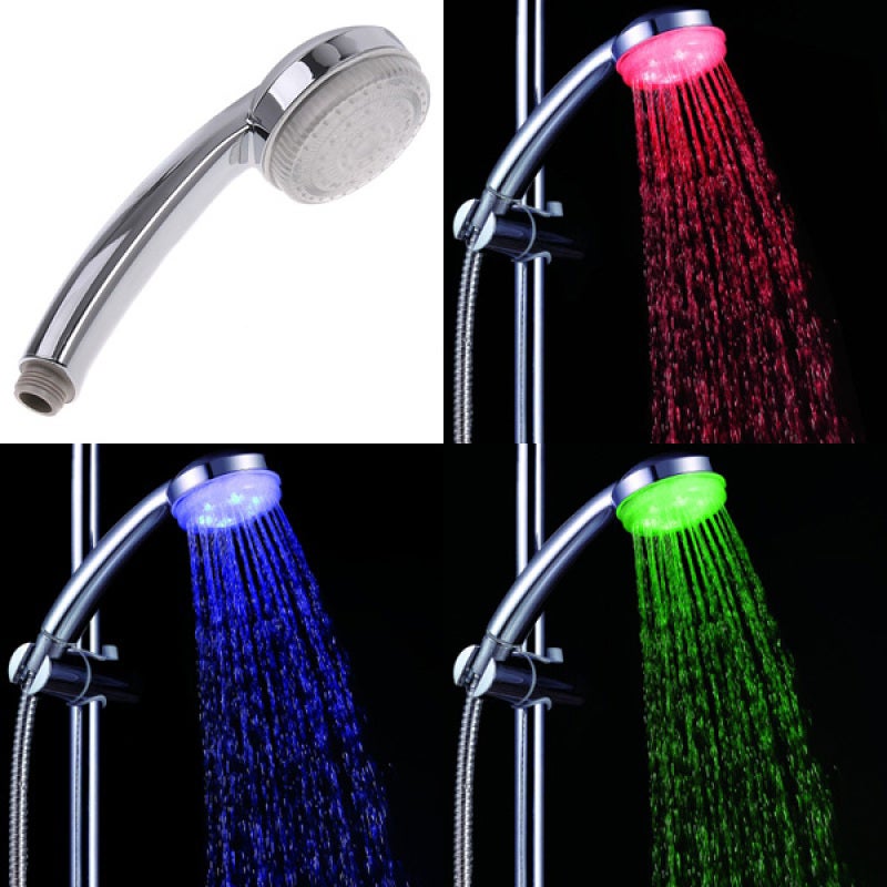 LED Shower Head: Self-Powered, Automatic Color-Changing, Waterfall Light Effect - Eco-Friendly, Corrosion-Resistant ABS, Easy Installation for Standard Bathroom Shower Connectors - Image 4