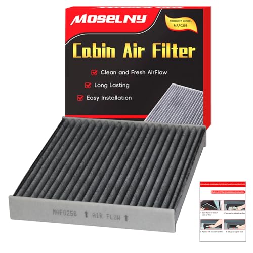 MOSELNY CF10285 Cabin Air Filter with Activated Carbon Replacement for Toyota Lexus Camry CorollaScion Subaru Pontiac Jaguar 4Runner Avalon Highlander ES300h GS350 - Image 1