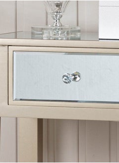 VANITY LIVING VANITY LIVING Console Table, Modern Design Mirrored Narrow Hallway Table, Treviso Slim Wooden Framed Entryway Hall Table for Living Room Furniture  - Image 5
