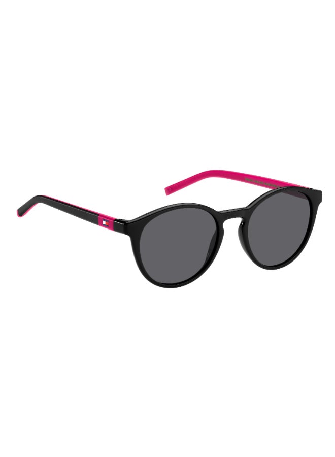 TOMMY HILFIGER TH 2121/S Sunglasses Black Round - Image 2