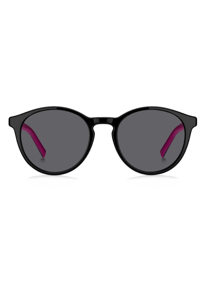 TOMMY HILFIGER TH 2121/S Sunglasses Black Round - Image 3