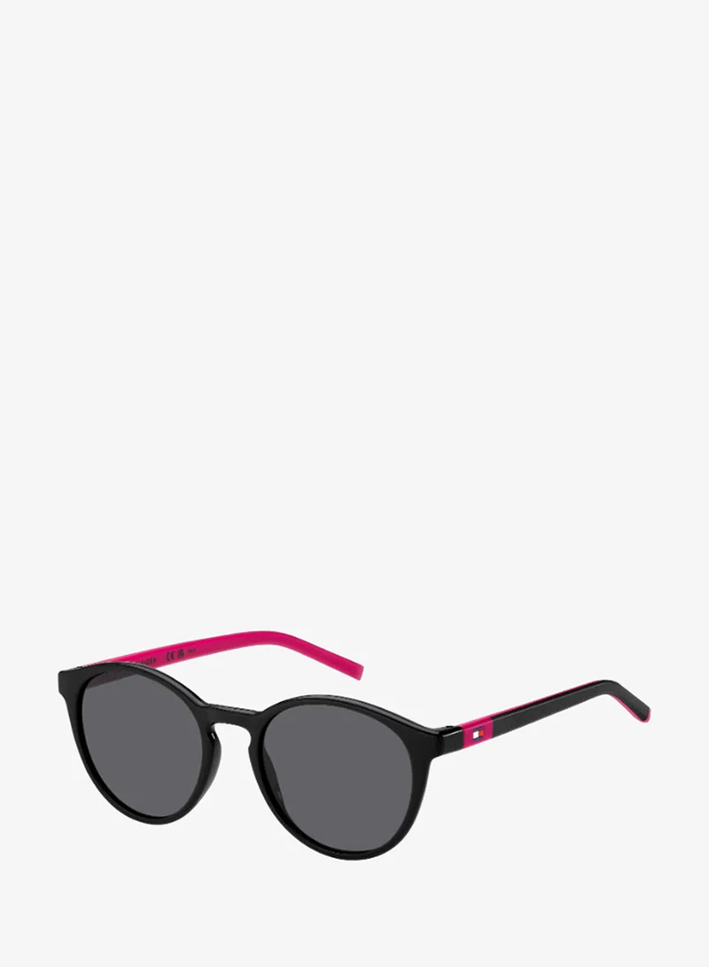 TOMMY HILFIGER TH 2121/S Sunglasses Black Round