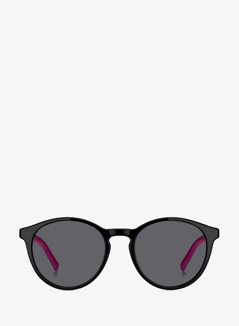 TOMMY HILFIGER TH 2121/S Sunglasses Black Round - Image 3