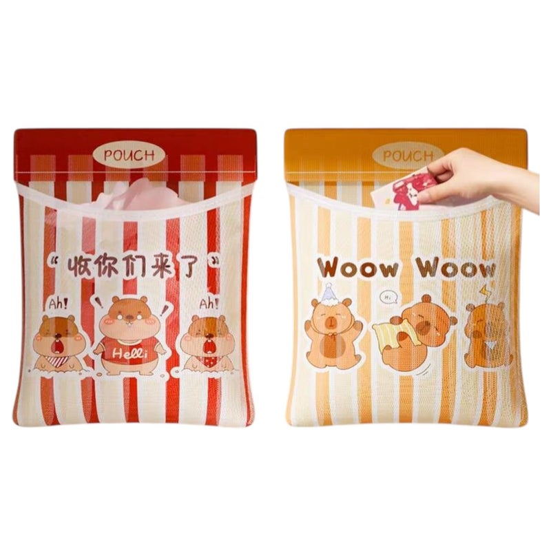 Disposable Car Trash Bags, Adhesive Stick-on Waste Bags, Leak Proof, Portable, for Car Travel Kitchen Bathroom - Image 2