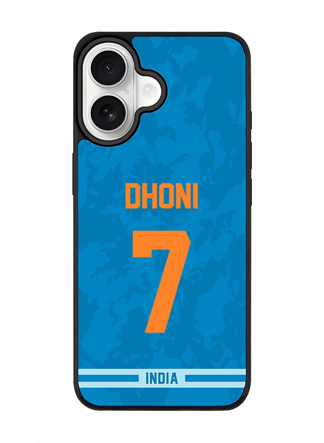 Stylizedd iPhone 17 Case, [Compatible with MagSafe] Slim Magnetic cover Phone Case iPhone 17 -India MS Dhoni, Jersey No 7 - Image 1