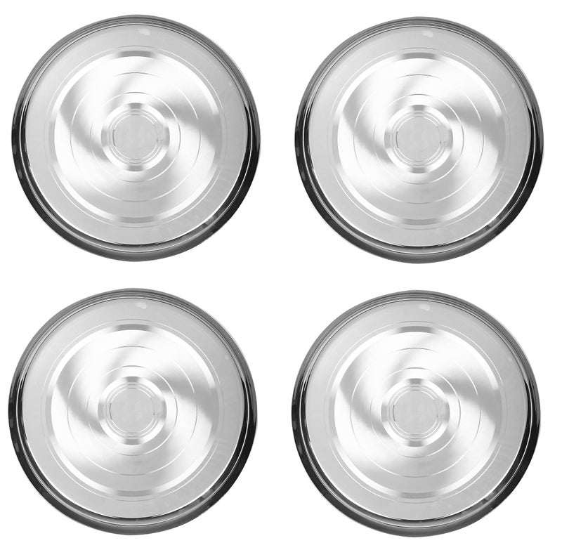 Neelam Stainless Steel 13, 18 Gauge Diamond J.K Khumcha Thali, 30 cm, Set of 4, Perfect for Daily Use, Special Occasions, Durable Quality Food Grade Material, Stylish Look, Ideal for Home & Restaurant - Image 4