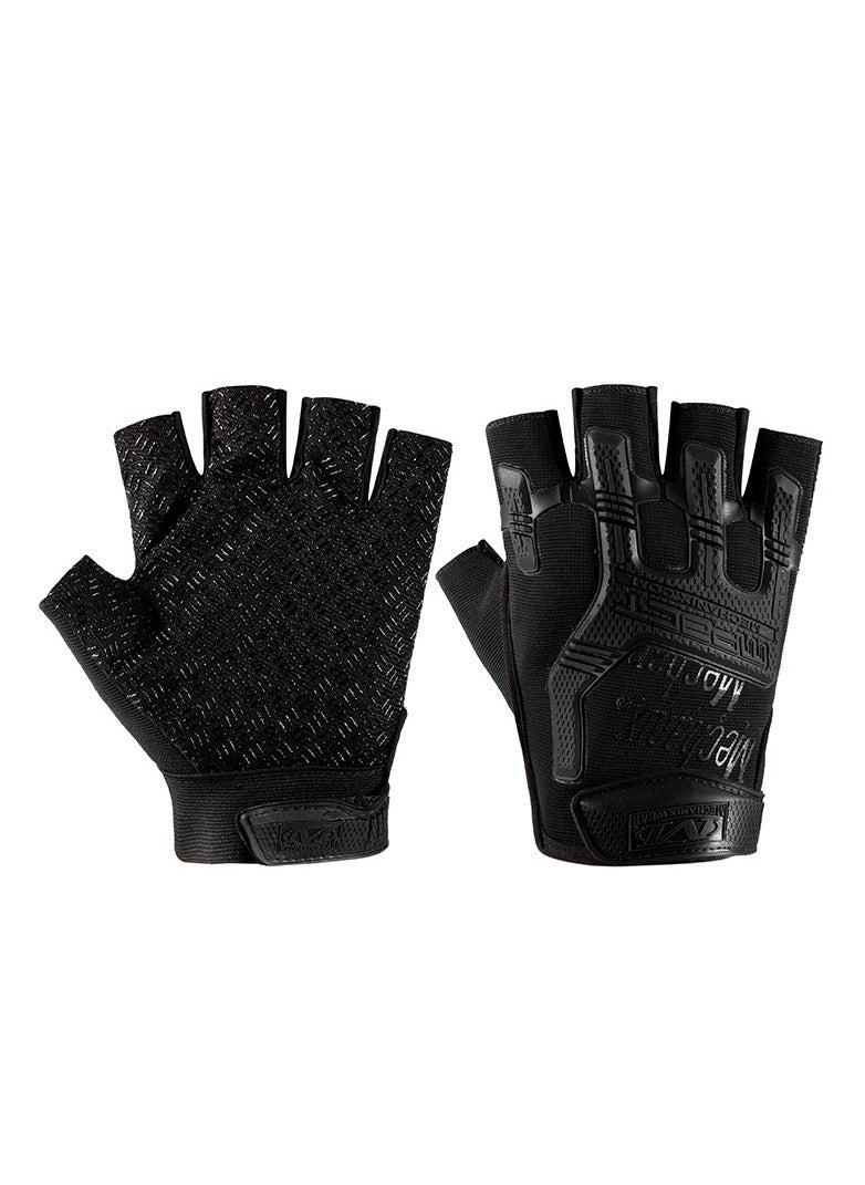 Rock Pow Pair Of Semi Finger Gym Training Gloves  - Image 2