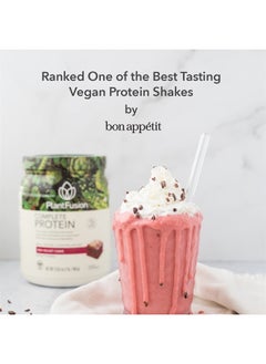 PlantFusion Complete Vegan Protein Powder - Plant Based Protein Powder With BCAAs, Digestive Enzymes and Pea Protein - Keto, Gluten Free, Soy Free, Non-Dairy, No Sugar, Non-GMO - Red Velvet 2 lb  - Image 3