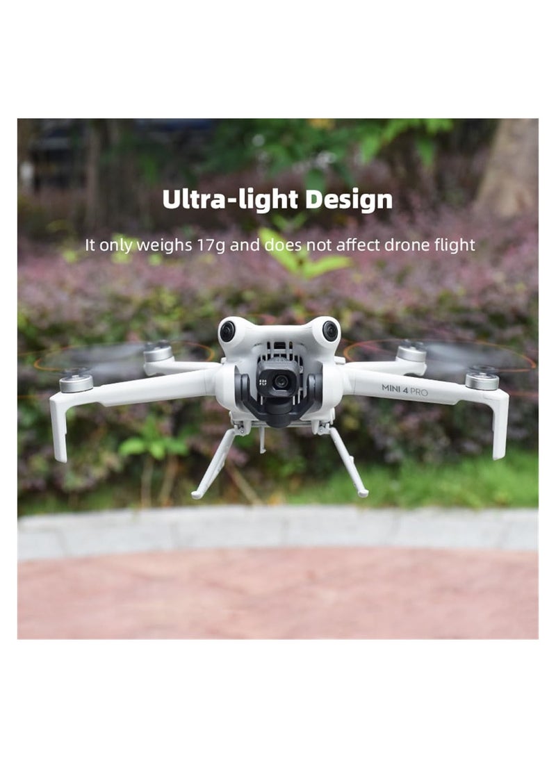 KASTWAVE Foldable Landing Gear for DJI Mini 4 PRO Anti-Fall Gimbal Protector Heighten 25mm Extender Leg for DJI Mini 4 Pro Drone Accessories  - Image 3