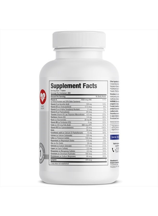 ONE Daily Mens 50+ Complete Multivitamin Multimineral, 360 Tablets