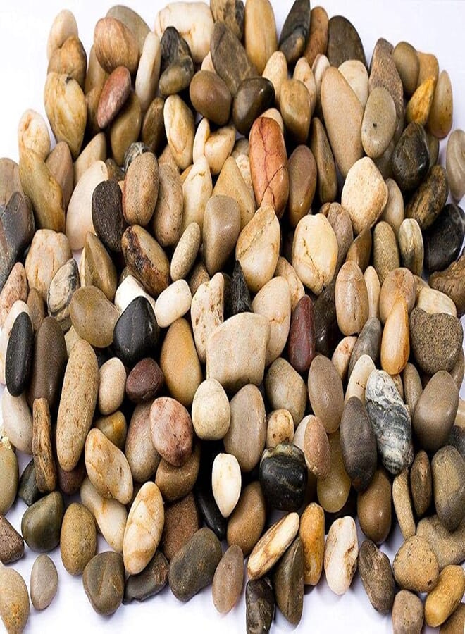 Nature polished stone decor set 100g multi color