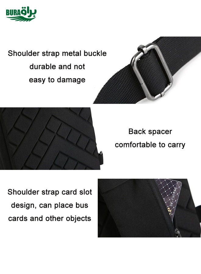 BURAQ Drone Accessories Storage Crossbody Bag For DJI Mavic Air 2/Air 2S(Black)  - Image 5