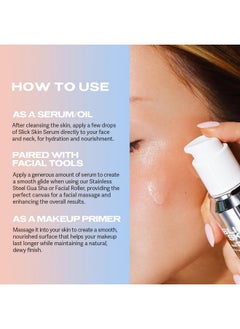 Sacheu Sacheu Slick Skin Gua Sha Oil - Squalane Oil for Face, Face Oil for Gua Sha Massage, Gua Sha Oil for Face, Essential Lipids Anti Aging Face Serum, Moisturizing and Hydrating, Fragrance Free - 1 Fl Oz  - Image 4