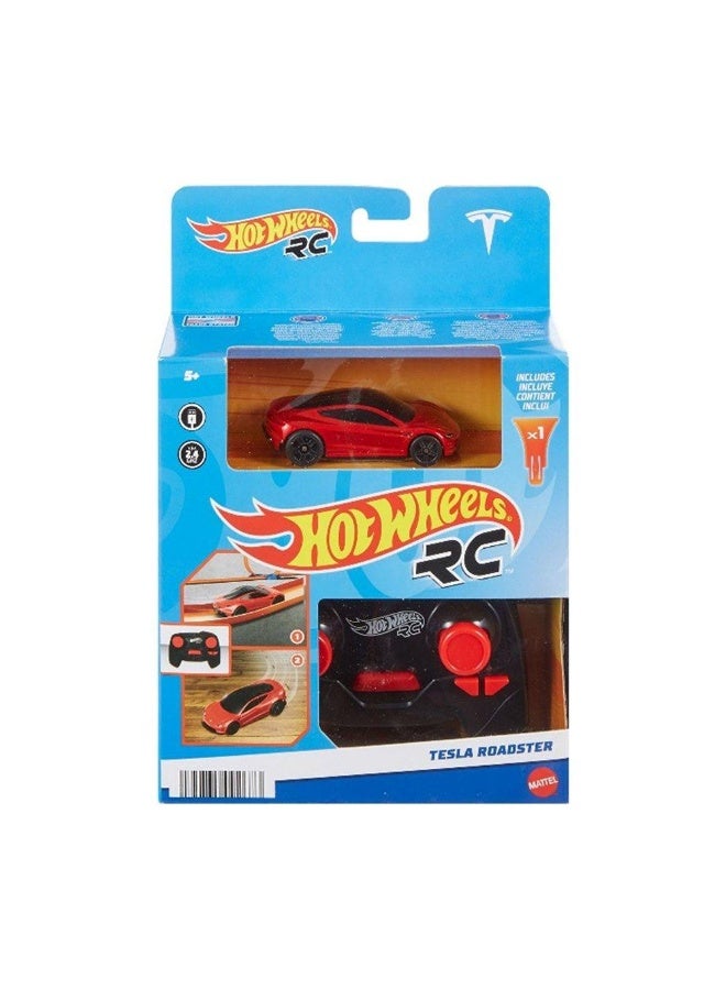 Hot Wheels Hot Wheels Tesla Roadster 2.4 Ghz Rc Car (1:64) - Image 2