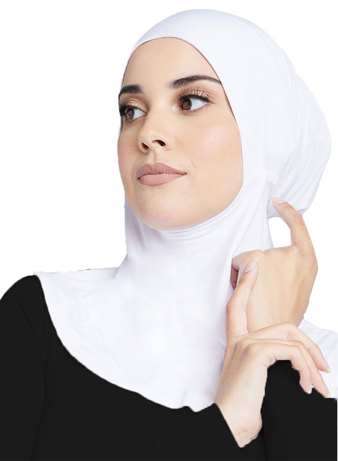 Modal Hijab Cap Muslim Stretchy Turban Full Cover Scarf Undercap Full Neck Coverage for Women  - Image 1