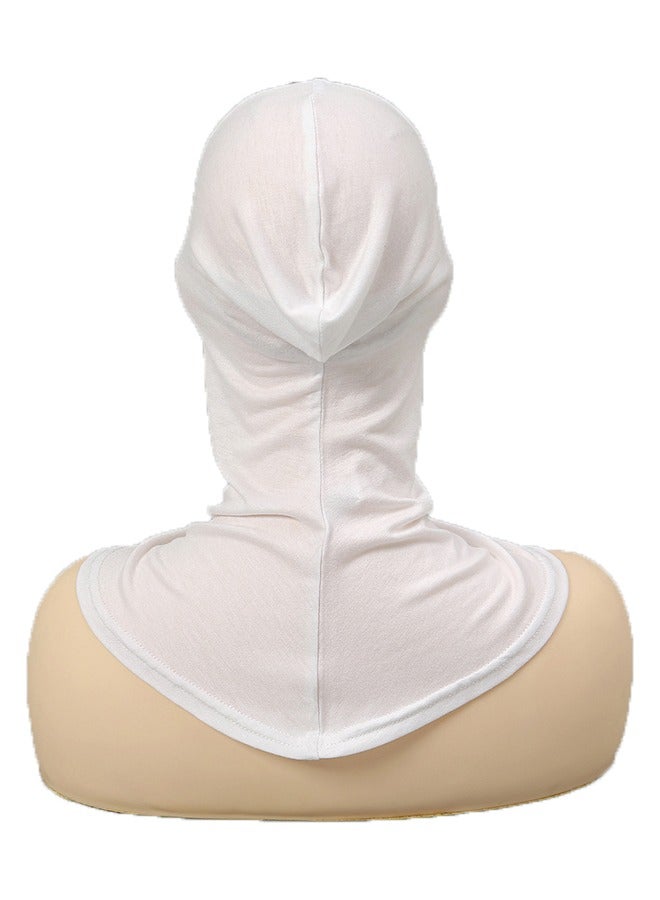 Modal Hijab Cap Muslim Stretchy Turban Full Cover Scarf Undercap Full Neck Coverage for Women  - Image 4