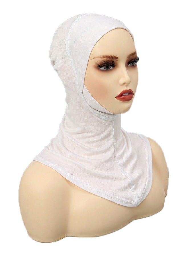 Modal Hijab Cap Muslim Stretchy Turban Full Cover Scarf Undercap Full Neck Coverage for Women  - Image 3