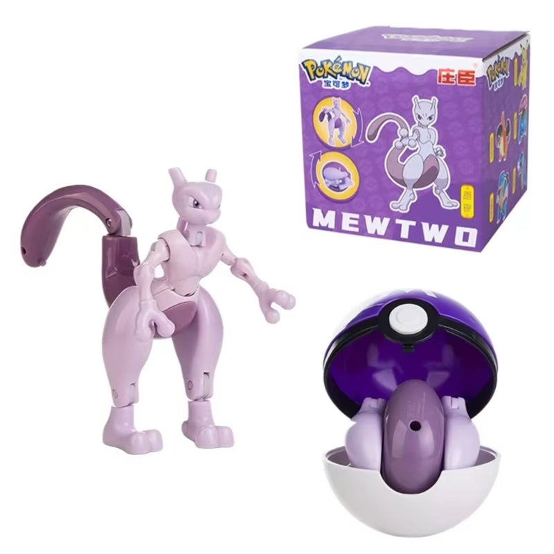 Pokémon Pokémon Transformable Toy Cool Transformation Series - MEWTWO