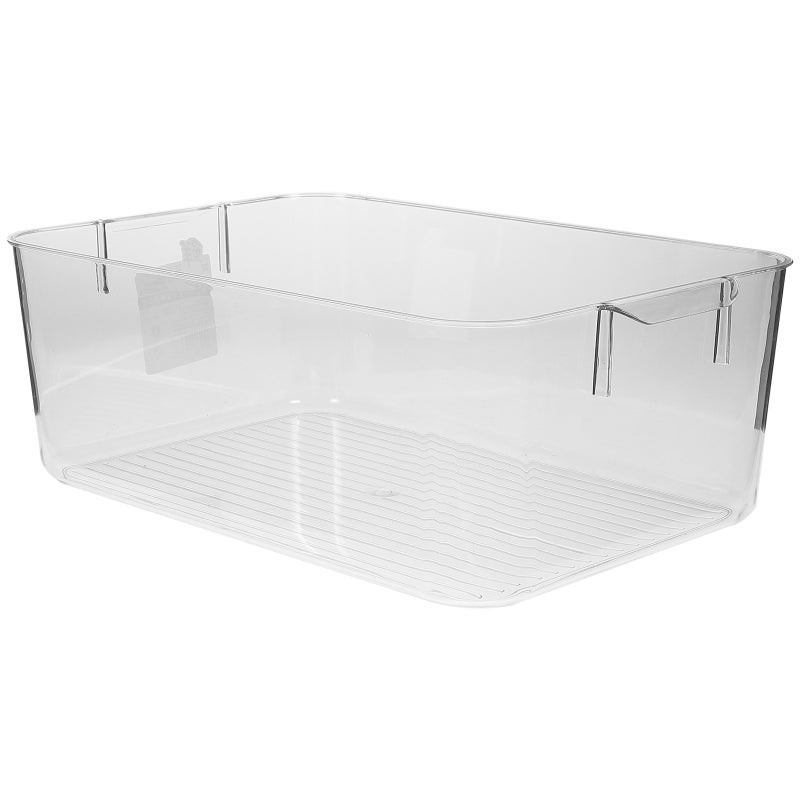 1pc Multi-purpose Makeup Box Desktop Storage Box Sundries Container (White) - Image 5