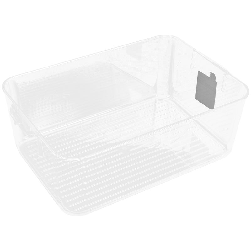 1pc Multi-purpose Makeup Box Desktop Storage Box Sundries Container (White) - Image 4