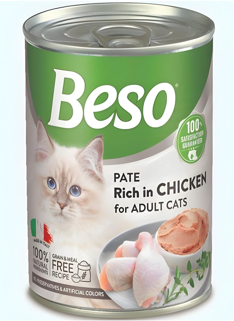 Beso Wet cat food (12 packs) - Beso chicken flavor - 12 × 400g  - Image 2