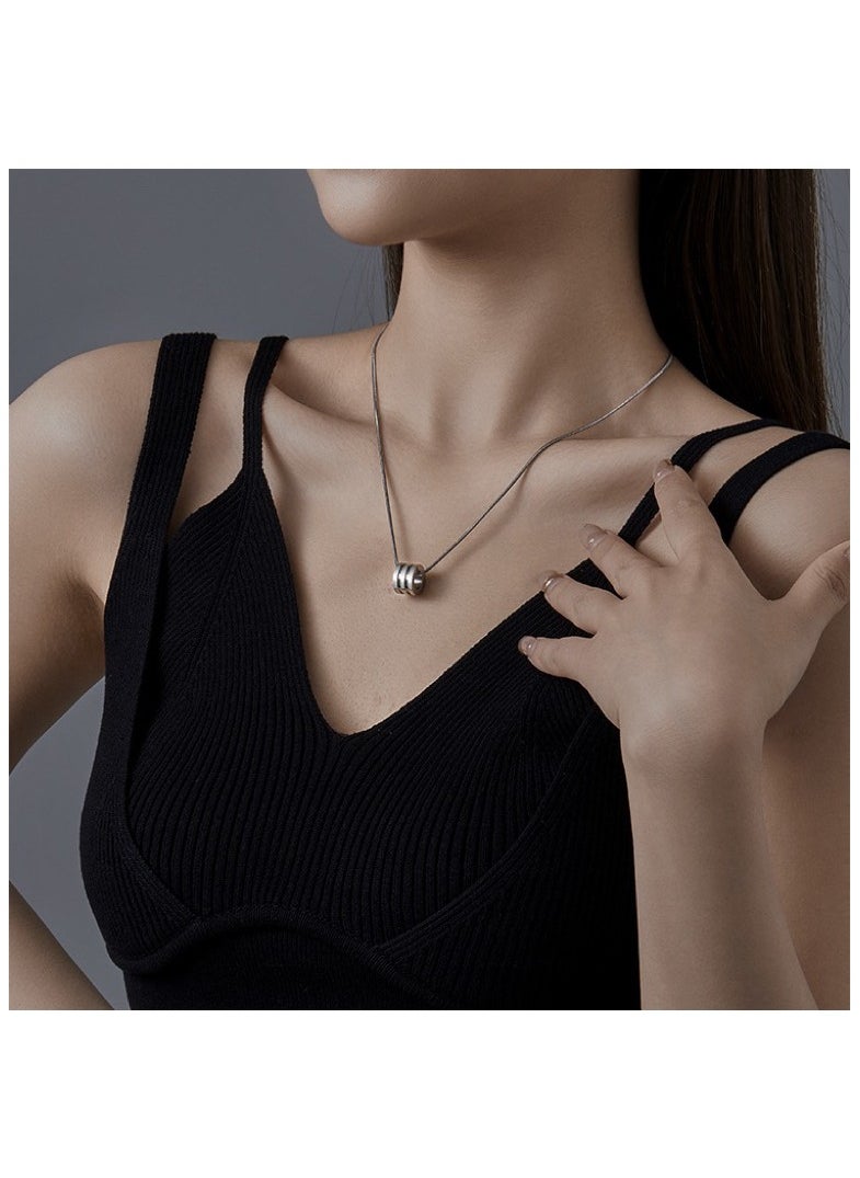 Generic - Universal silver necklace for couples - Image 1