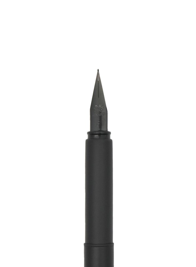 BUZZ COOL Black Fountain Ink Pen With Ink Converter Pump | Metal Body Fountain Pen with Fine Nib(0.5mm) | Zero Ink Leakage Smooth Writing Ink Pen - Image 3