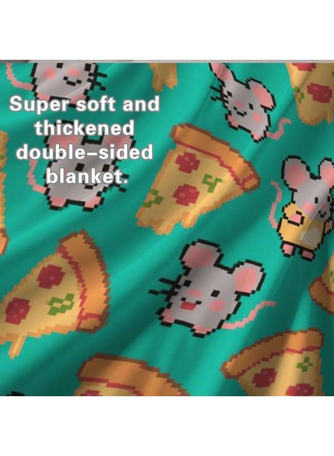 عام بطانية رقيقة من الفانيلا الكرتونية للأطفال والرضع (دافئة ومريحة، ومناسبة للنوم والألعاب) 70 سم * 100 سم - Image 1