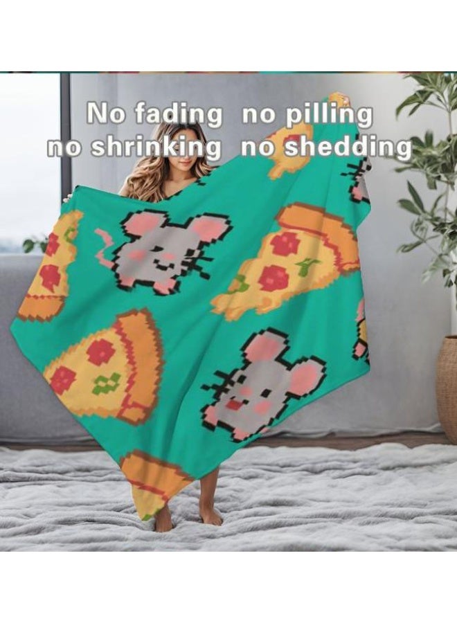 عام بطانية رقيقة من الفانيلا الكرتونية للأطفال والرضع (دافئة ومريحة، ومناسبة للنوم والألعاب) 70 سم * 100 سم - Image 5