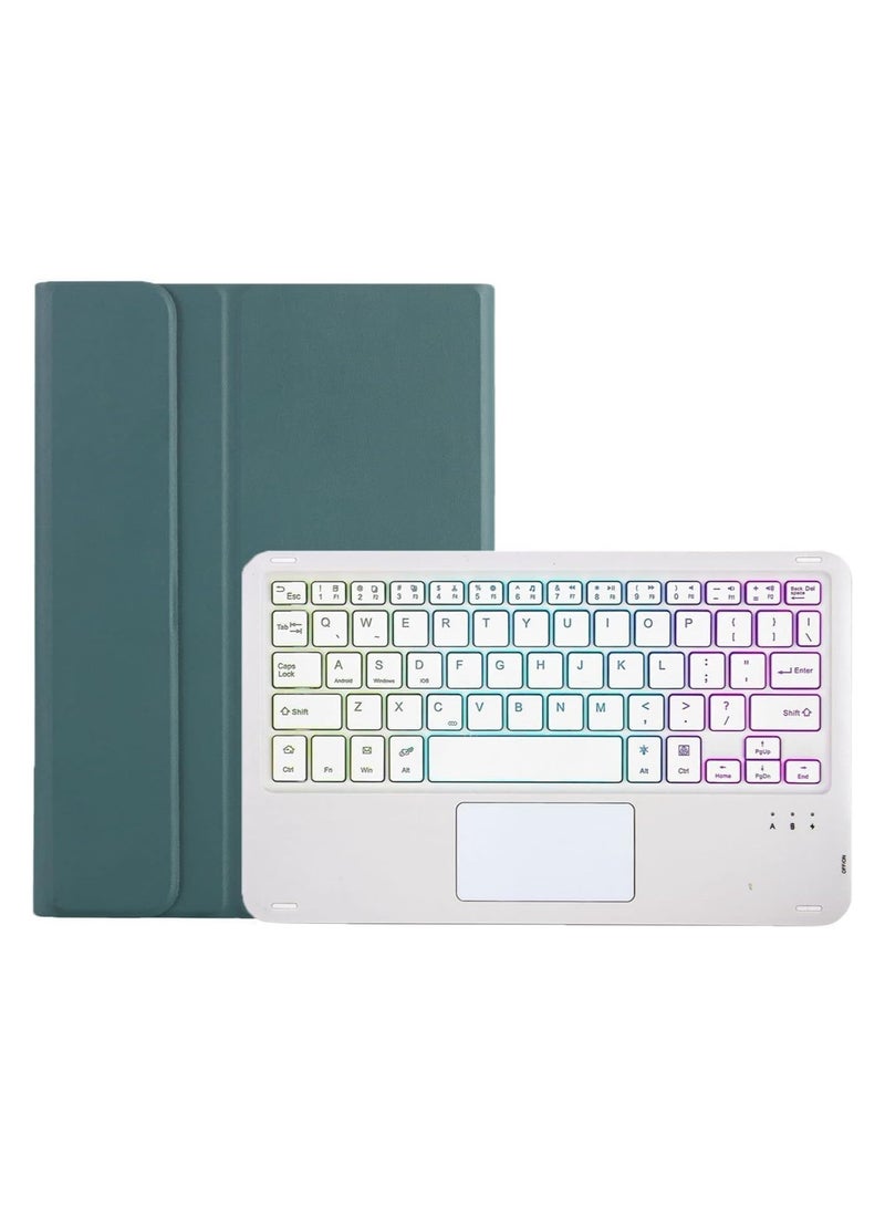 general Touchpad Arabic and English Keyboard Case Compatible With Xiaomi Pad 6/6 Pro 11 Inch 2023, Backlight, Multi-Touch Trackpad, Flip Stand Case with Pencil Holder - Image 2