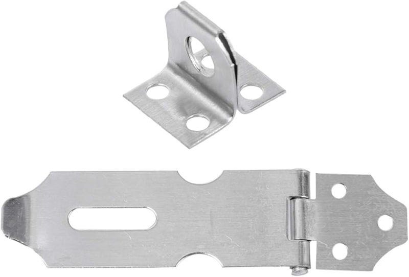 Stainless Steel Hasp Latch Clasp 20pcs for Doors Cabinets Sheds Lockers Tool Boxes Easy Install - Image 2
