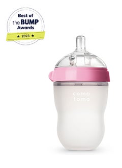 comotomo Combo Natural Feel Baby Bottle 150 ML And Natural Feel Baby Bottle 250 ML, 0 - 6 Months  - Image 2