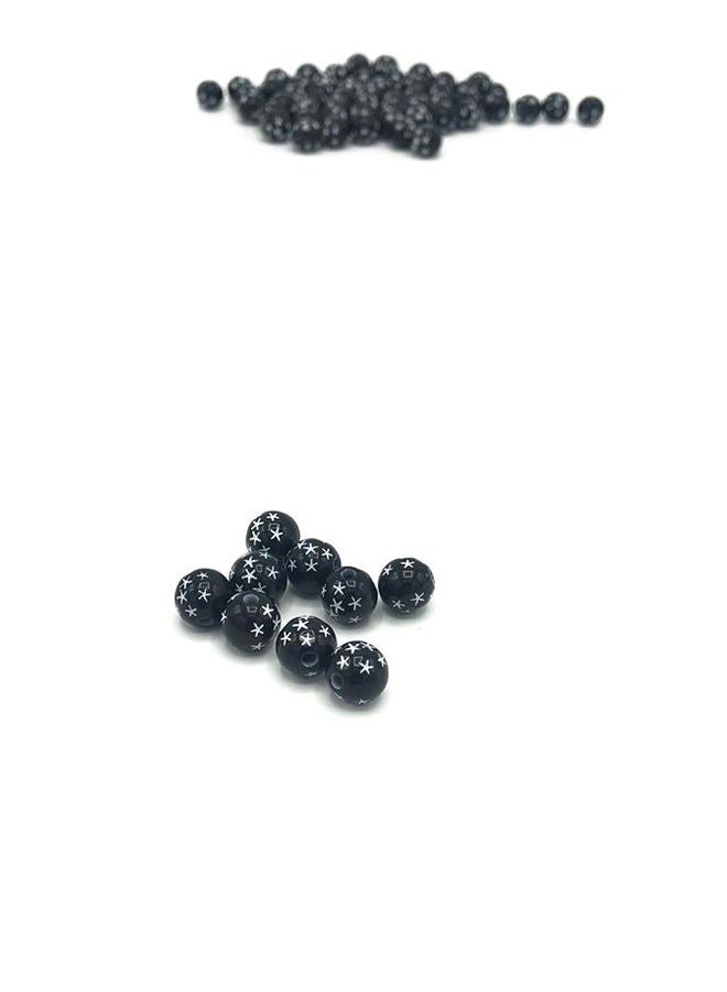 NIBEMINENT 875-Piece DIY Crafting Star Design Round Ball Beads - Image 2