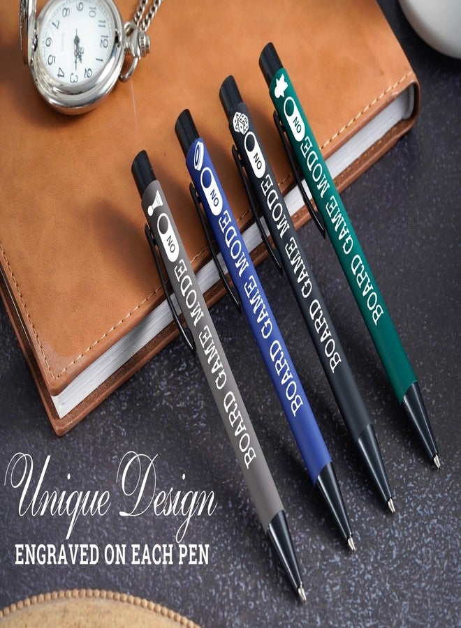 InnoBeta Board Game Gifts, Ballpoint Pen Set of 4, Black Ink, Ideal Gifts for Board Game Lovers on Birthdays, Christmas - Image 2