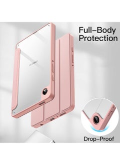 Rock Pow Case for Samsung Galaxy Tab A9 8.7-Inch 2023 Clear Transparent Hard PC Back Protective Tri-Fold Stand Slim Tablet Cover  - Image 5