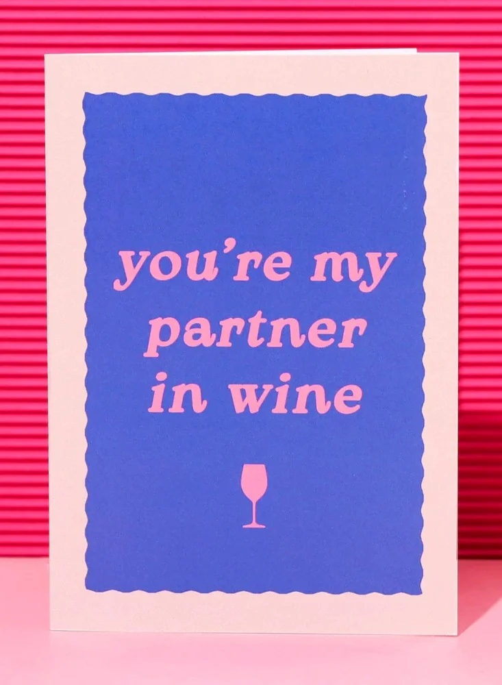 ماديسون بول الإبداعية بطاقة شريكة النبيذ الخاصة بي