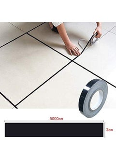Ceramic Tile Gap Tape Self-Adhesive Ground Floor Tile Gap Sealing Tape Gold Foil Strip 50M