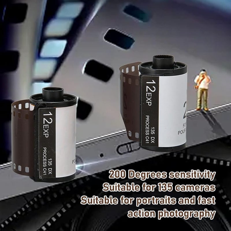 35mm Color Film Roll ISO 200 24 Exposures Vintage Feel for Portrait Action Photography - Image 3