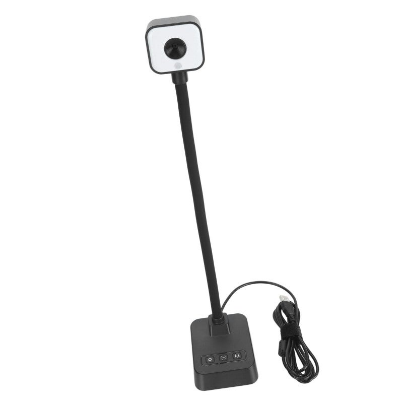 4K Document Camera: Auto Focus 30fps Foldable Design - Adjustable Image Brightness USB Document Camera for Remote Education Online Meetings - Image 5