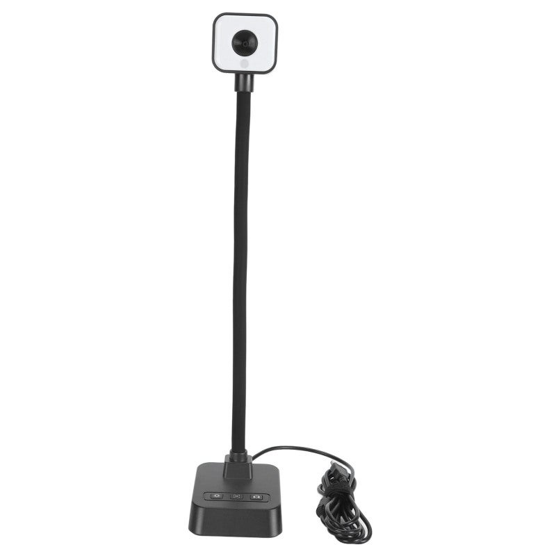 4K Document Camera: Auto Focus 30fps Foldable Design - Adjustable Image Brightness USB Document Camera for Remote Education Online Meetings - Image 1