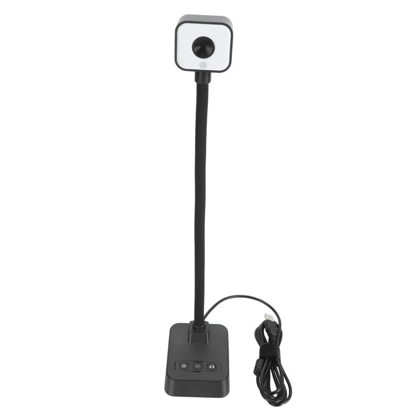 4K Document Camera: Auto Focus 30fps Foldable Design - Adjustable Image Brightness USB Document Camera for Remote Education Online Meetings - Image 4
