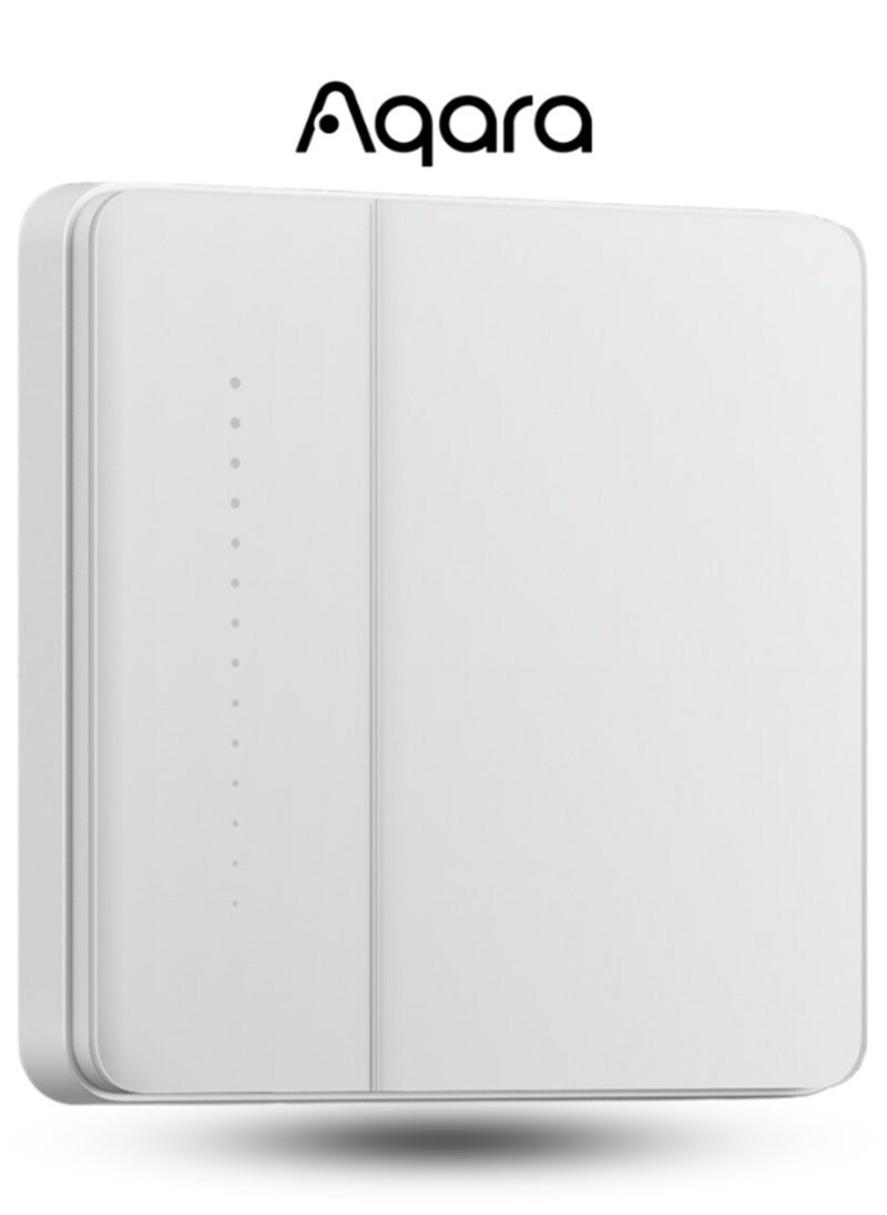 Aqara - Smart Wall Light Switch Z1 Pro Single Rocker,Apple Siri and Google Smart Home Support,Matter and Zigbee 3.0,Support Neutral and Non-Neutral,White - Image 1