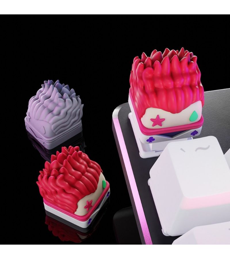 Night Color Anime Chibi Keycaps Compatible With QWERTY Mechanical Keyboard Cute 3D Gift For Gamers Christmas Birthday - Image 2