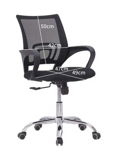 AGD Ergonomically Backrest Designed Swivel Movable and Height Adjustable Office Chair  - Image 3