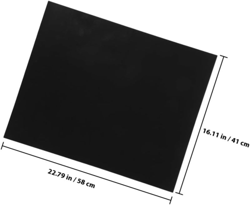 حصيرة شواء باربيكيو غير لاصقة قابلة لإعادة الاستخدام وبطانة فرن، 58×41 سم بطانة صينية خبز مقاومة للحرارة لفرن الغاز، وسادات شواء مخفضة للزيت، مجموعة من 3 قطع - Image 2