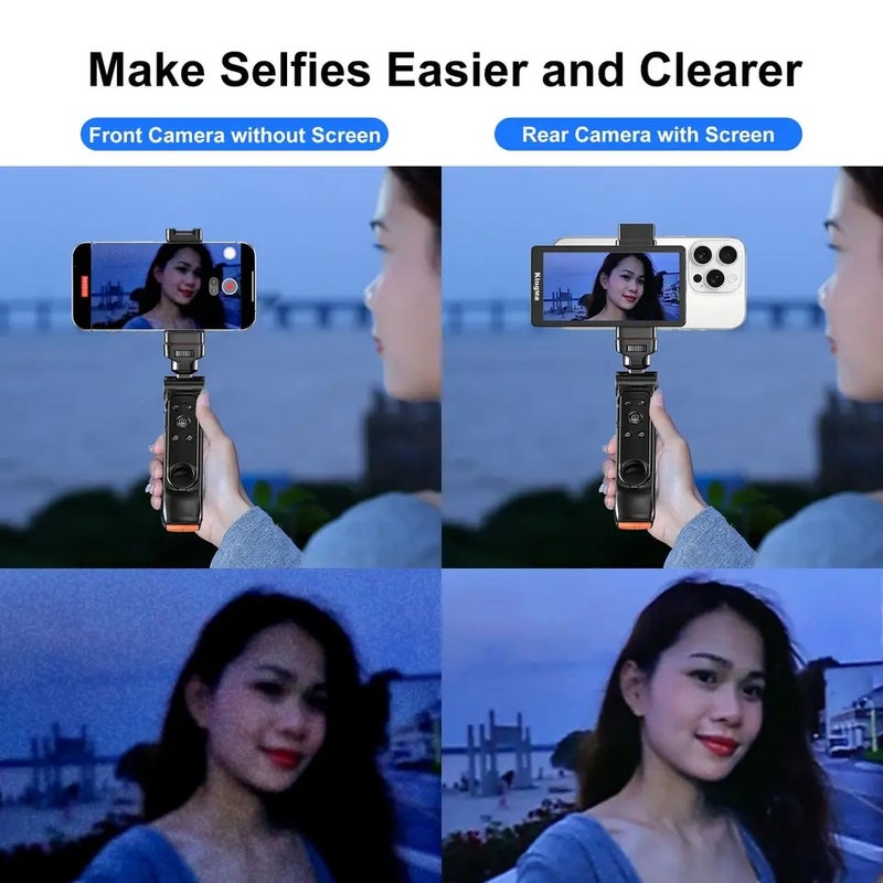 كينج ما ملحقات كاميرا KingMa, Vlog Screen (Black) - Image 3