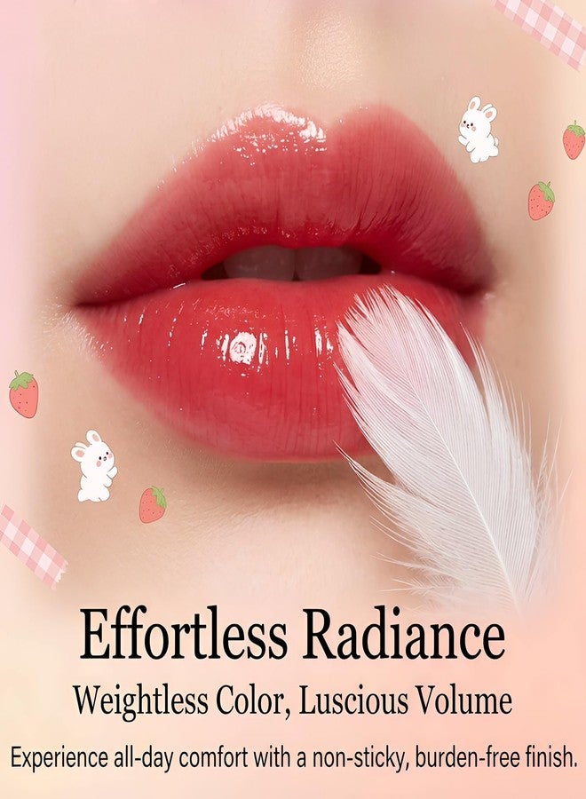 Eakroo 6 Colors Lip Gloss Set, Hydrating Korean Lip Gloss, Lip Gloss for Women, Lip Stain Long Lasting Waterproof, Lip Oil Stain, Lip Liner Stain, Cute Stuff for Teen Girls, Lip Makeup, Vivid Color - Image 4