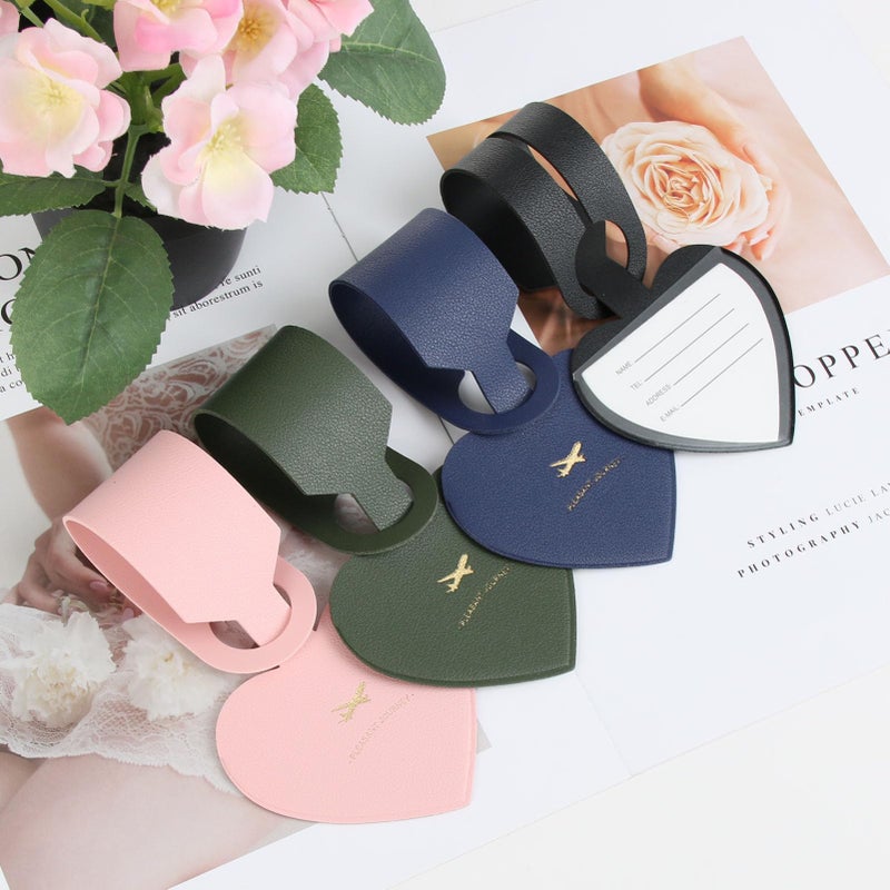 PVC Waterproof Luggage Tags with Adjustable Strap (4 Colors) - Image 4