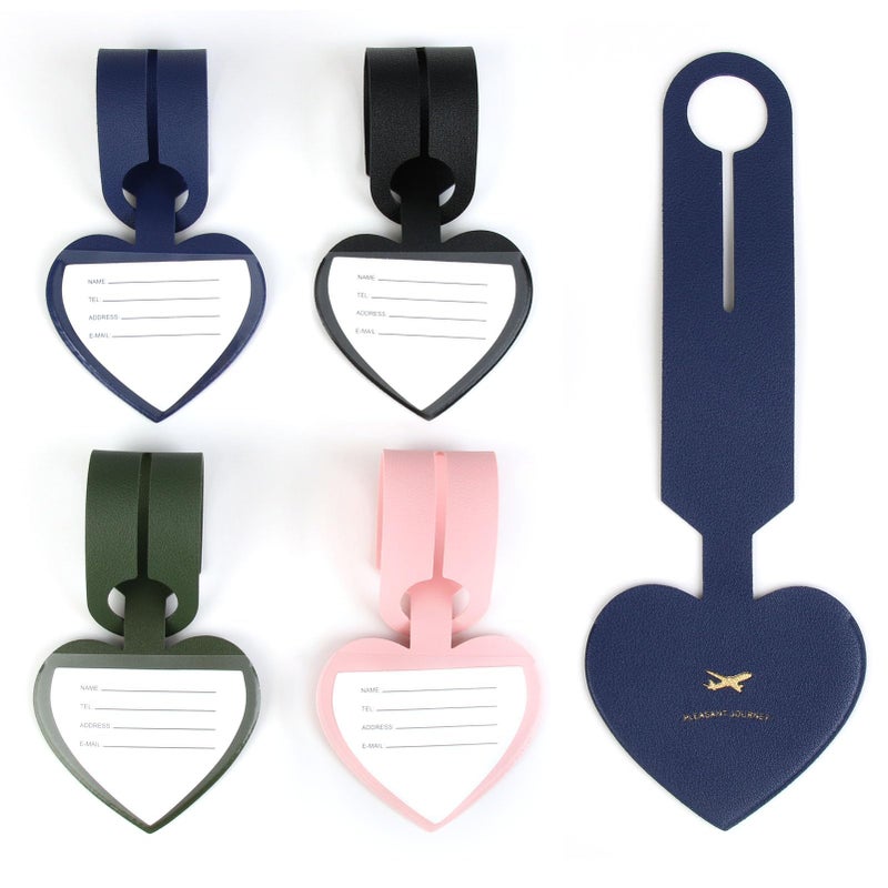 PVC Waterproof Luggage Tags with Adjustable Strap (4 Colors) - Image 1